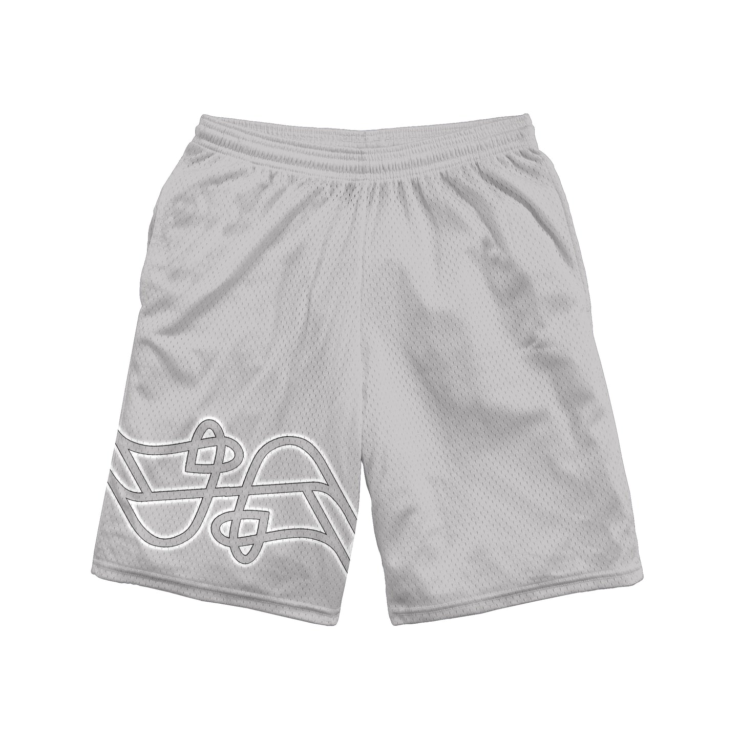 'Le Deux' Mesh Shorts- Gray